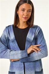 Spacedye Hooded Cardigan
