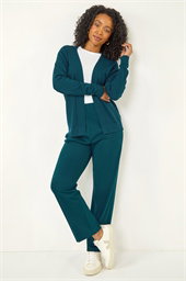 Petite Straight Leg Ponte Stretch Trouser