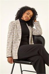 Petite Collared Boucle Jacket