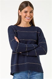 Shimmer Detail Knit Jumper
