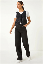 Tassel Faux Fur Gilet