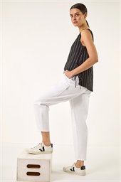 Cotton Cargo Stretch Trousers