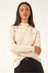Dusk Raglan Ribbed Knit Jumper