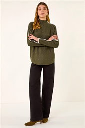 Sparkly Blanket Stitch Knit Jumper