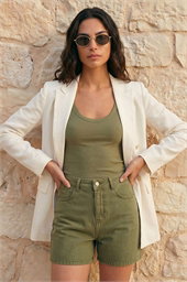 Linen Blend Blazer