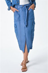 Pocket Detail Cargo Skirt