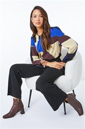 Long Wide Leg Stretch Trousers