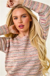 Petite Space Dye Knitted Jumper