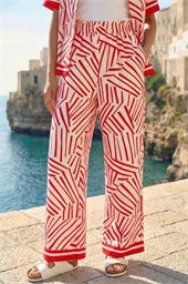 Dusk Geometric Wide Leg Trouser