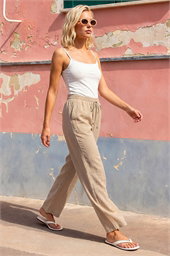 Petite Drawstring Trousers