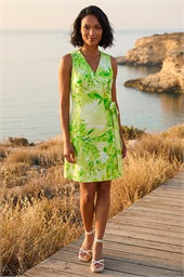 Dusk Floral Wrap Dress