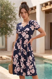 Petite Floral Dress