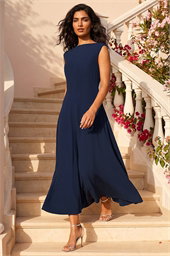 Fit & Flare Midi Dress