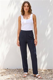 Petite Straight Leg Ponte Stretch Trouser