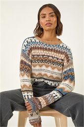 Jacquard Soft Knit Jumper