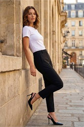 Short Straight Leg Stretch Trouser