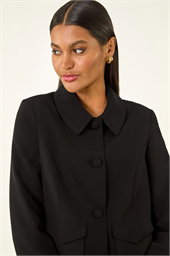Smart Buttoned Pocket Jacket