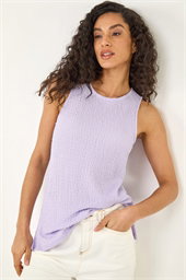 Dusk Textured Longline Stretch Top