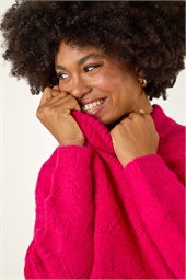 Pointelle Stitch Knit Jumper