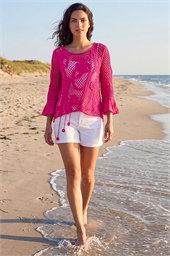 Dusk Floral Crochet Top