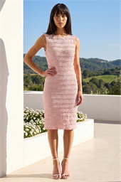 Petite Ruffled Stretch Dress