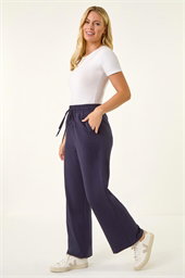 Petite Drawstring Ponte Trouser