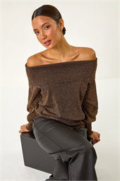 Bardot Sparkly Knit Jumper