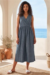 Petite V-Neck Tunic Dress