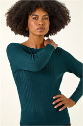 Ribbed Textured Jumper 