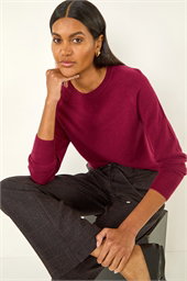 Check Elasticated Waist Drawcord Trouser