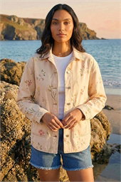 Floral Denim Jacket