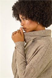 Cowl Neck Snit Top
