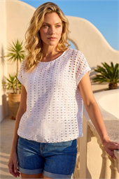 Cut Out Detail Stretch Top