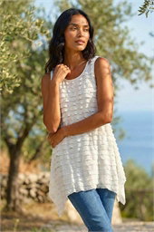 Frill Detail Tunic Top
