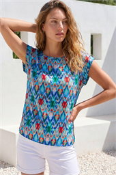Abstract Print Shell Top