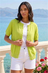 Light Weight Button Knit Cardigan