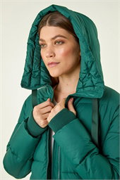 Longline Padded Hooded Coat