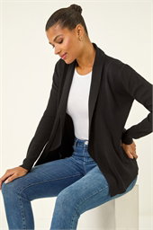 Knitted Zip Detail Jacket
