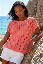 Cut Out Detail Stretch Top