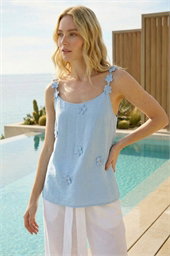 Floral Embroidered Cami Top