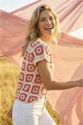 Crochet Knitted Top