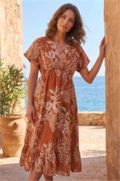 Petite Boho Broderie Dress