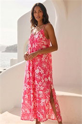Floral Strappy Maxi Dress