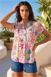Tropical Palm Burnout Shirt