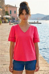 Dusk Ric Rac Trim T-Shirt