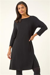 A-Line Pocket Detail Swing Dress