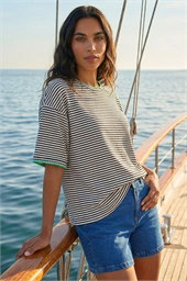 Oversized Boxy Stripe T-Shirt