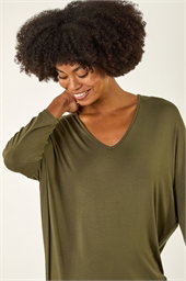 V-Neck Jersey Stretch T-Shirt