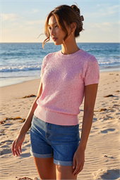 Sequin Knitted Top