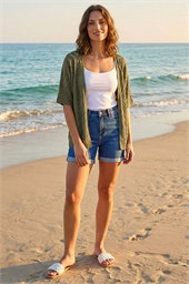 Petite Pointelle Knit Cardigan